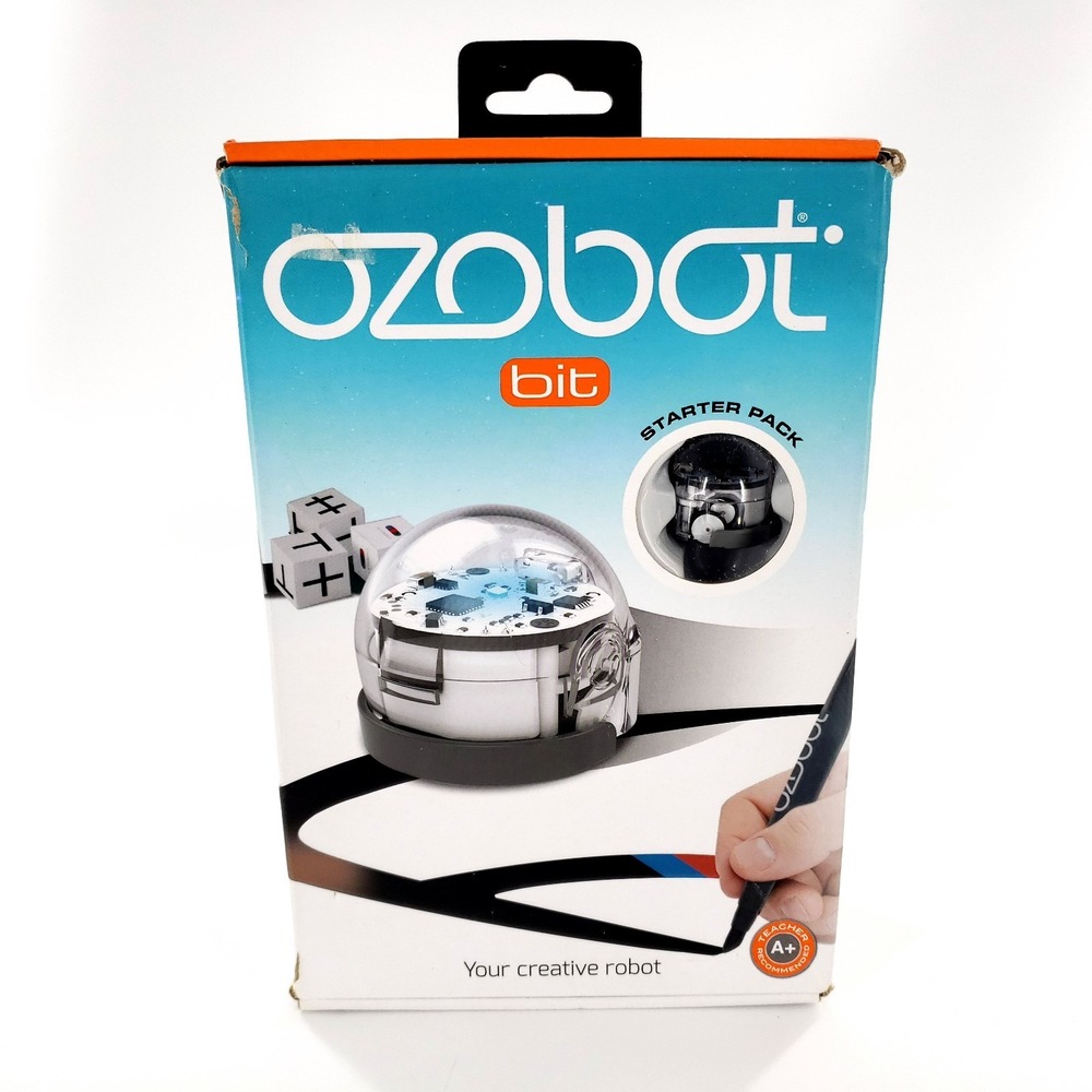 Ozobot OZO-040301-04 Bit 2.0 Coding Robot Starter Pack White Brand New Sealed